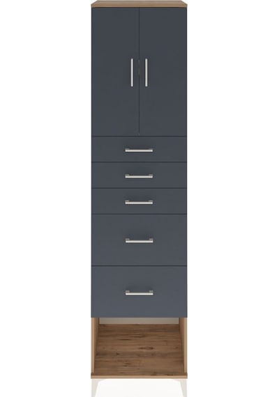 Hyperion Dolap 2 Raflı 5 Çekmeceli 2 Kapaklı 60x44x243 Çam-antrasit Atlas Çam Hyperion Dolap 2 Raflı 5 Çekmeceli 2 Kapaklı 60x44x243 Çam-antrasit Atlas Çam