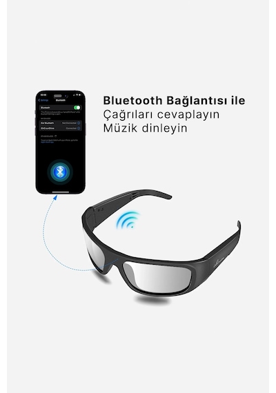 T8 Pro Akıllı Güneş Gözlüğü - Bluetooth 5.2, Sesli Komut, Müzik Ve Çağrı Kontrolü- Wireless Kulaklık