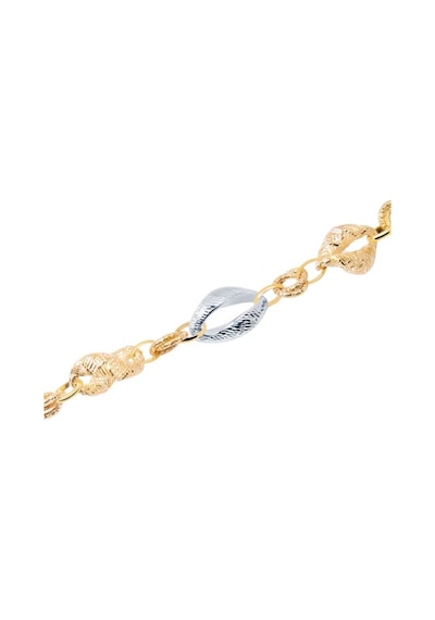 Gülaylar - Altın 14 Ayar Hollow Bileklik N11.16096 Sarı Altın