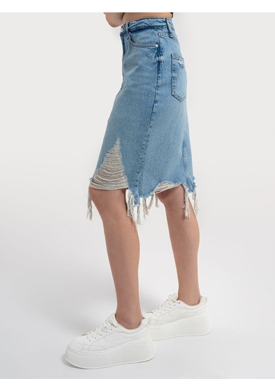 LOFT Slim Fit Kadın Etek Lf2036314 Q1.v1 Denim