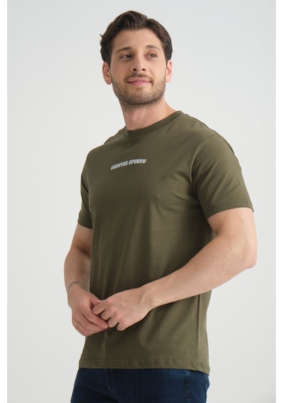 Shooter Sportwear Shooter Erkek Bisiklet Yaka Tişört Premium Pamuklu Yüksek Kalite Regular Fit Haki Shooter Sportwear Shooter Erkek Bisiklet Yaka Tişört Premium Pamuklu Yüksek Kalite Regular Fit Haki