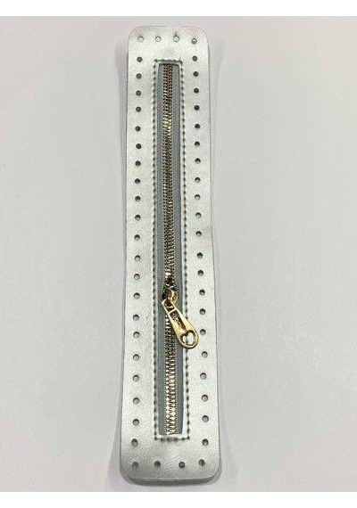 Karantuhafiye Derili Fermuar / Çanta Fermuarı / Kapak Fermuar 30 Cm Silver Silver Çok Renkli