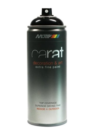 Motip Carat Ral9005 Siyah Parlak Sprey Boya 400Ml Made in Germany