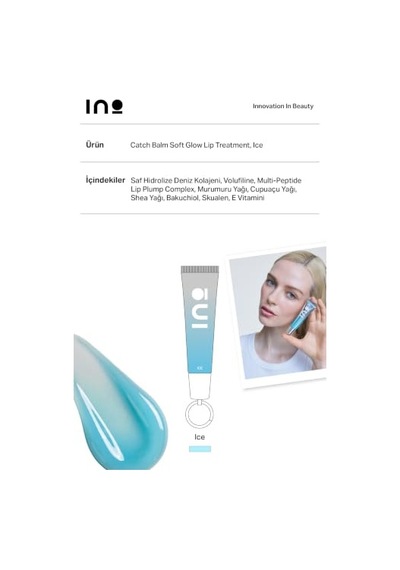 Ice Lip Balm Volufiline & Saf Deniz Kolajeni & Peptit Kompleksi
