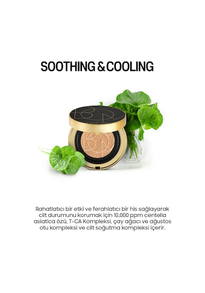 Yüksek Kapatıcılı Cam Cilt Etkili Cushiıon Spf 50 Pa Koruyuculu Cover Flex Cushıon No: 23 Diğer