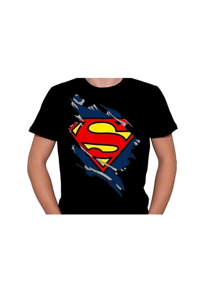 Superman Süpermen Çelik Adam Kahraman Tişört Unisex T-shirt 001