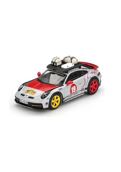 Mini Gt 1068 1/64 Porsche 911 Dakar "uncle Rally" - Blister Paket Çok Renkli