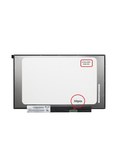 14.0" İnç 30pin Slim 1920 1080 Ips Fhd 60hz Notebook Lcd Panel - Ekran Lp140wf8 Sp P1 / Kısa 33138691