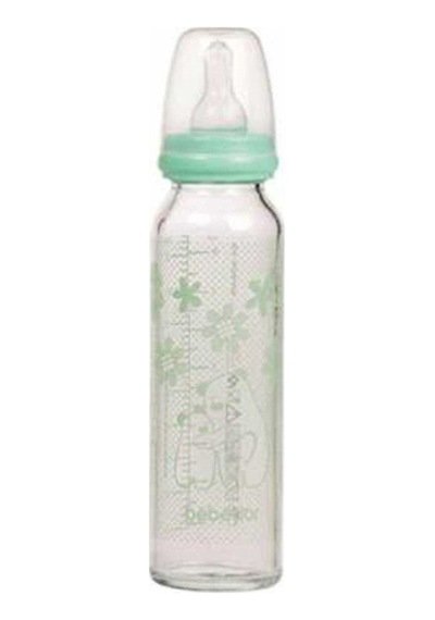 Bebedor Isıya Dayanıklı Cam Biberon 250 Ml Yeşil 7691968000211