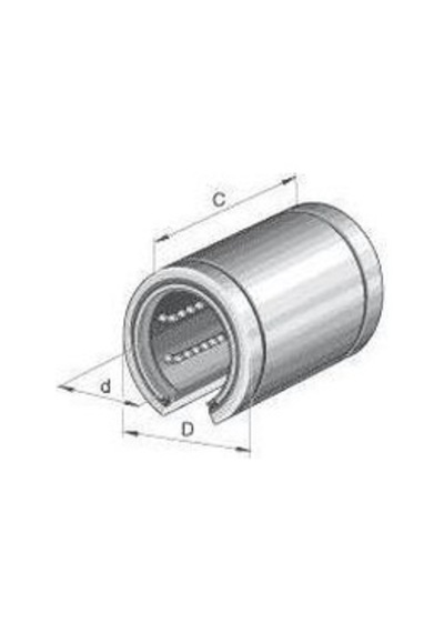 Lme 25 Uuop Lineer Rulman Yarıklı Tip