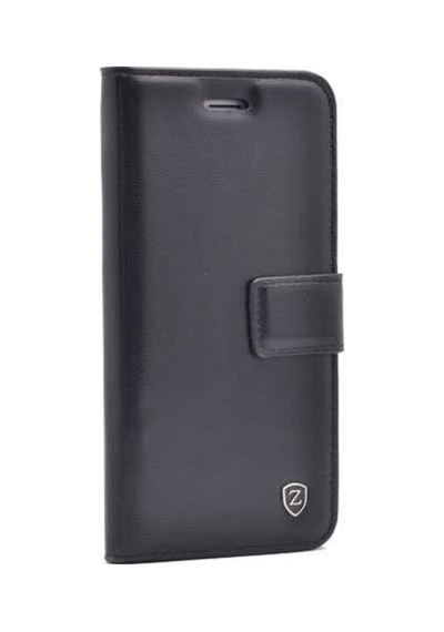LG Uyumlu G5 Kılıf Zore New Delüxe Kapaklı Standlı Kılıf Siyah