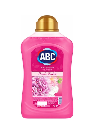 Sıvı El Sabunu Pembe Buket 3 L