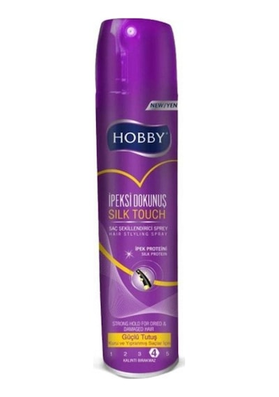 Hobby Style & Protect İpeksi Dokunuş Güçlü Tutuş Saç Spreyi 250ml