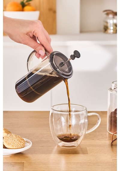 Karaca Alina French Press Gri 350 Ml Gri