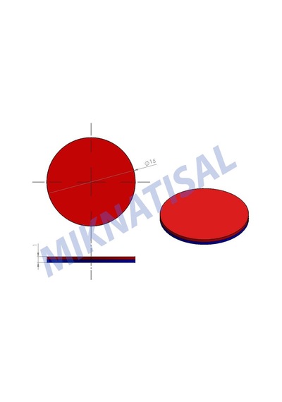 15X1Mm Silindir Disk Güçlü Neodyum Mıknatıs 20 Adet