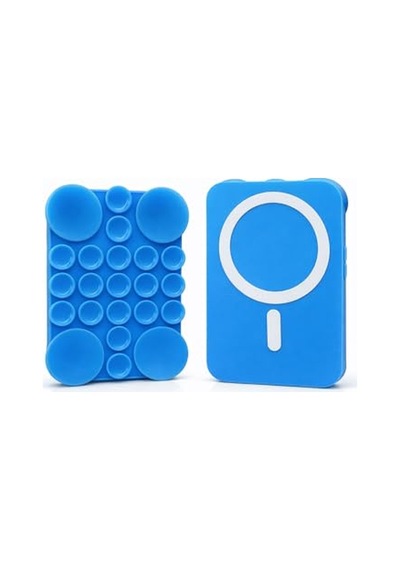 Ayrex Coverzone Magsafe İle Uyumlu Vantuzlu Telefon Tutucu Silikon Octopus Suction Cup Phone Holder, Kılıf Arkası