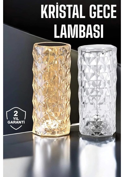 Buğz Gece Lambası Kristal Lamba Dokunmatik Şarjlı Hediyelik Diğer 20372514