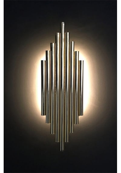 Mylights Retro Dekoratif Aplik Mat Gold Aplik Duvar Lamba Diğer