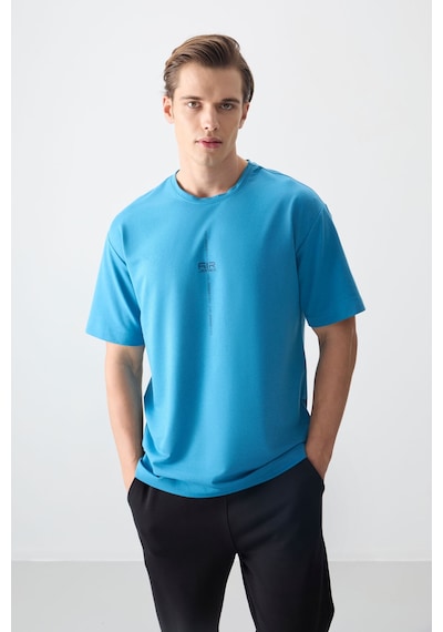 Air Jones Tommy Life Petrol Mavi Pamuklu Kalın Yumuşak Dokulu Oversize Fit Baskılı Erkek T-shirt - 88373 Petrol Mavi Air Jones Tommy Life Petrol Mavi Pamuklu Kalın Yumuşak Dokulu Oversize Fit Baskılı Erkek T-shirt - 88373 Petrol Mavi