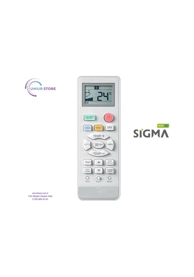 Sigma Sgm09ınvdha-ı Uyumlu Klima Kumandası-comfort