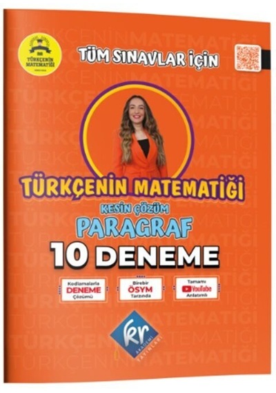 Kr Akademi Gamze Hoca Türkçenin Matematiği Tüm Sınavlar İçin Paragraf 10 Deneme