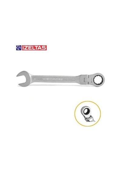 Mafsallı Cırcır Kombine Anahtar 10 İle Ergonomik Tasarım