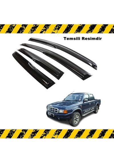 Ford Ranger Mügen Cam Rüzgarlığı 1999-2009 Arası 4 Lü Set N11.20040