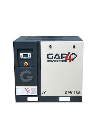 Vidalı Hava Kompresörü 15 Hp Tek Makine