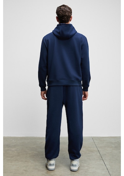 Grimelange Scarn Erkek Pamuklu İçi Polarlı Nakışlı Kapüşonlu Relaxed Koyu Lacivert Sweatshirt Grimelange Scarn Erkek Pamuklu İçi Polarlı Nakışlı Kapüşonlu Relaxed Koyu Lacivert Sweatshirt