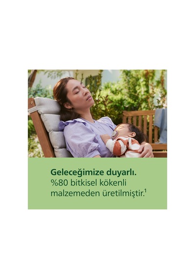 Ultra Air Gece Emziği, Ortadontik, Karanlıkta Parlayan, 6-18 Ay, Kız, Scf376/29 Kelebek