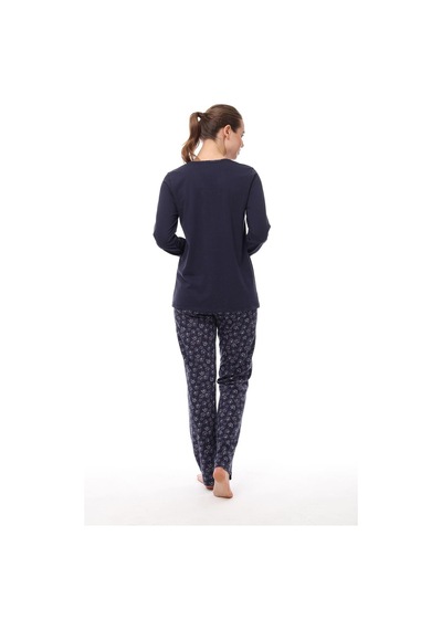 Pijadore 1543 Kadın Uzun Kol Pijama Takım 001