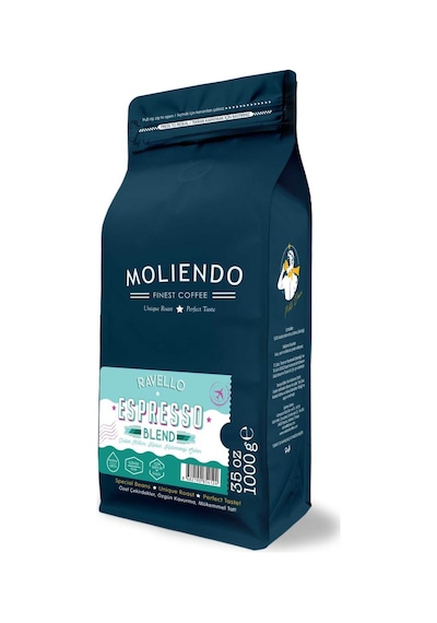 Moliendo Ravello Espresso Blend Çekirdek Kahve 1 KG