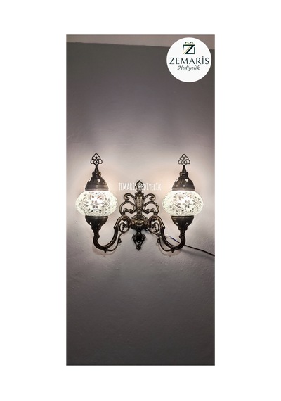 Çiftli Aplik Beyaz - 770682524 Beyaz