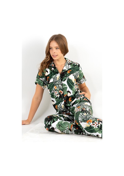Miorre Doremi Ivied Kısa Kollu Kadın Pijama Takımı 001