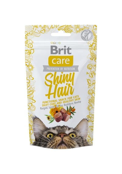 Care Functional Snack, Parlak Tüyler Ve Sağlıklı Cilt İçin, Tahılsız, Fonksiyonel Kedi Ödülü, 50 G