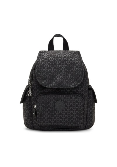 Kipling Kıplıng City Pack Mini Küçük Boy Sırt Çantası Siyah Sıgnature Emb Siyah