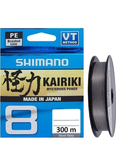 Shimano Kairiki 8 300M Steel Gray 0.19Mm