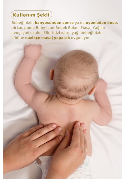 Organik Vegan Bebek Masaj Yağı Hassas Ciltler İçin Doğal Bakım 150 Ml