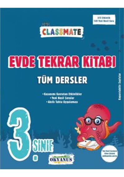 3. Sınıf Classmate Tüm Dersler Evde Tekrar Kitabı (553241923)