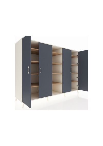 Kronos Dolap 12 Raflı 4 Kapaklı 220x59x163 Aytaşı-antrasit/çam Antrasıt/atlas Çam - Aytası Kronos Dolap 12 Raflı 4 Kapaklı 220x59x163 Aytaşı-antrasit/çam Antrasıt/atlas Çam - Aytası