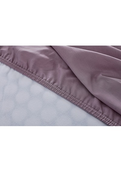 Doqu Home Colourful Fitted Çarşaf Tek Kişilik - Lila