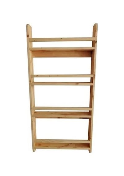 Ahşap Montessori Kitaplık Bebek Çocuk Odası Duvar Rafı 50 x 100 cm