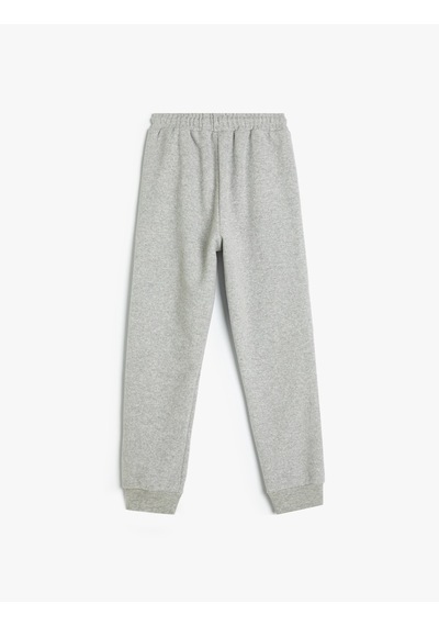 Koton Bağcıklı Cepli Basic Jogger Pantolon Gri 5wkb40010tk Gri