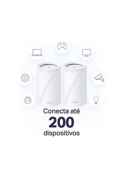 Tr Deco Be65 2-pack, Be9300 Mbps, 4 2.5 Gbps Portlar, 320 Mhz Kanallar, 6 Ghz Bandında Çalışır, 200 Cihaza Kadar