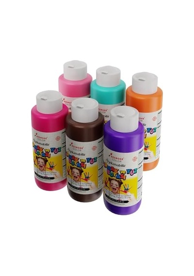 Tamamlayıcı Renkler Parmak Boyası 6'lı Set 6x120 Ml Diğer
