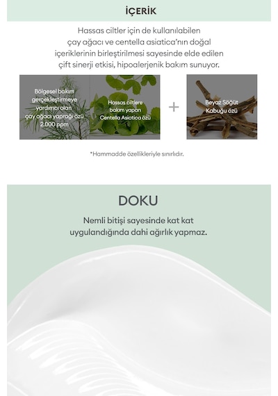 Missha Yağlanma ve Sivilcelenme Eğilimli Ciltler İçin Jel Krem A'PIEU The Pure Tea Tree Soothing Gel Cream