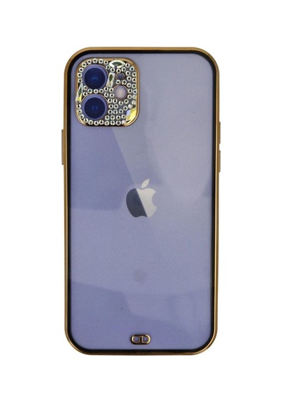 Apple İphone 12 Kılıf Liva Taşlı Silikon
