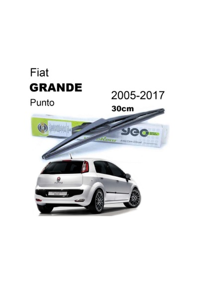 NVR Fiat Grande Punto Evo Arka Silecek Kolu Süpürgesi 30 cm 2005+