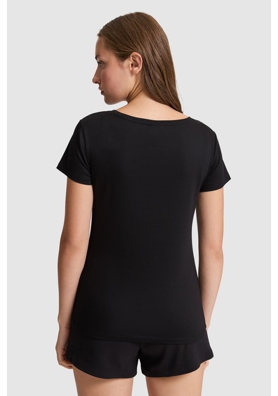 U.S. Polo Assn. U.s. Polo Assn. Kadın Siyah Tişört Basic 50324939-vr046