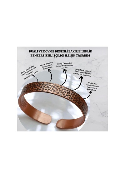 Doğal Saf Bakır Dualı Kahverengi